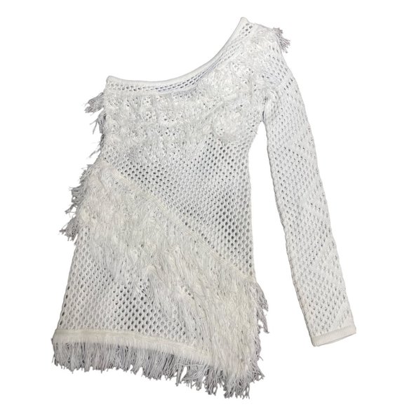 Tularosa Peek A Boo Dress in White XSmall New Womens Swim Cover up - Picture 4 of 16